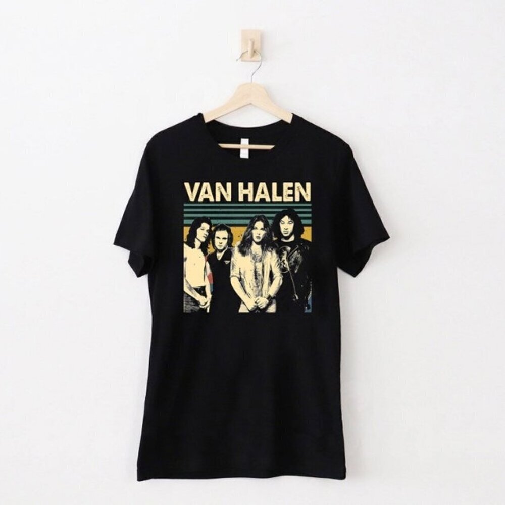 Van Halen Retro Tshirt Van Halen Shirt Concert Shirts